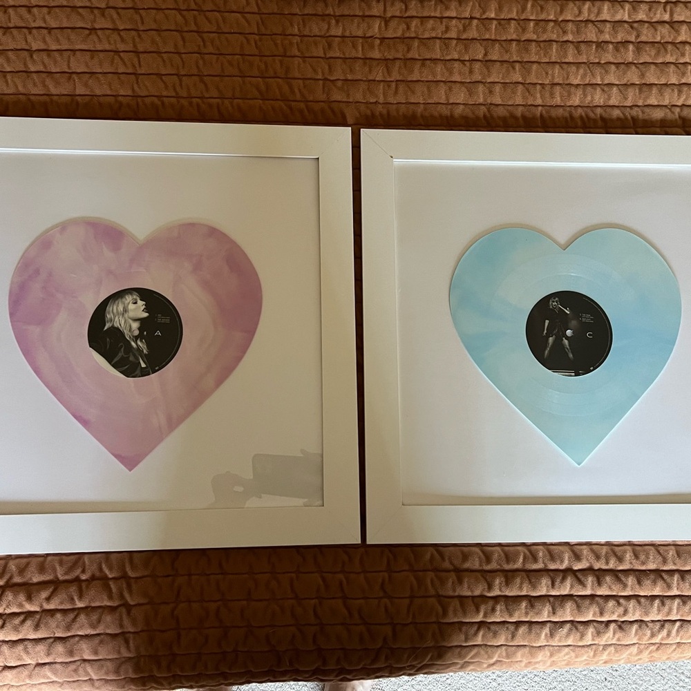 Lover Live in Paris Vinyls framed